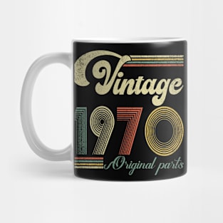 Retro Vintage 1970 54th Birthday Gift Men Women 54 Years Old Mug